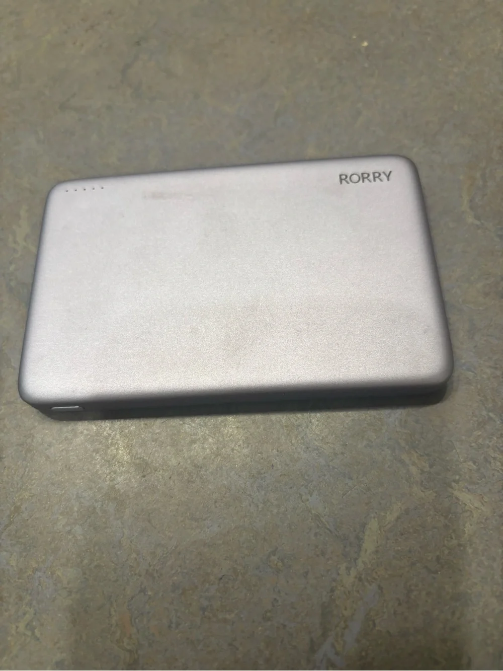 Purple/Silver Magnetic Power Bank for Smartphones